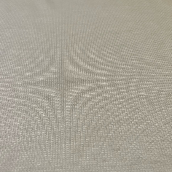 NWT Eileen Fisher Micro Tencel Rib Stretch White Long Sleeve Mock Turtleneck Top - Picture 10 of 13